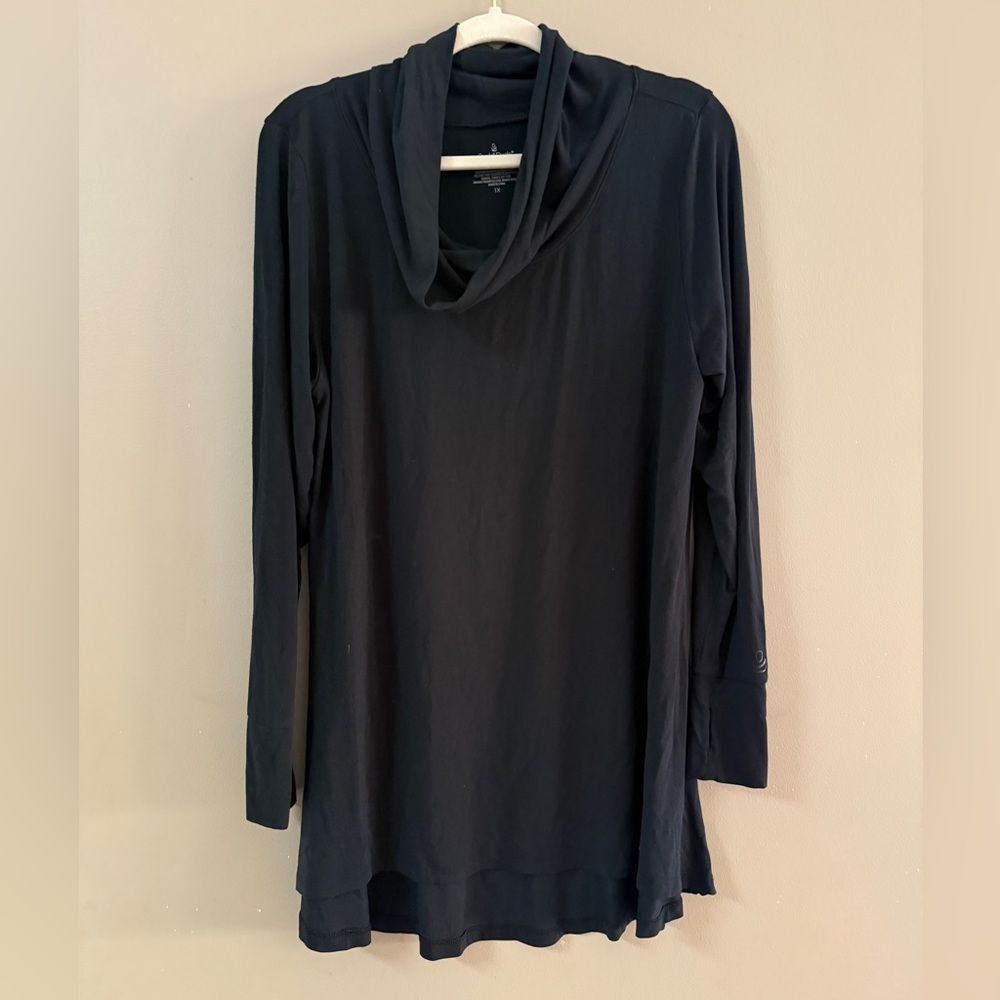 Black Cowl Neck Dress